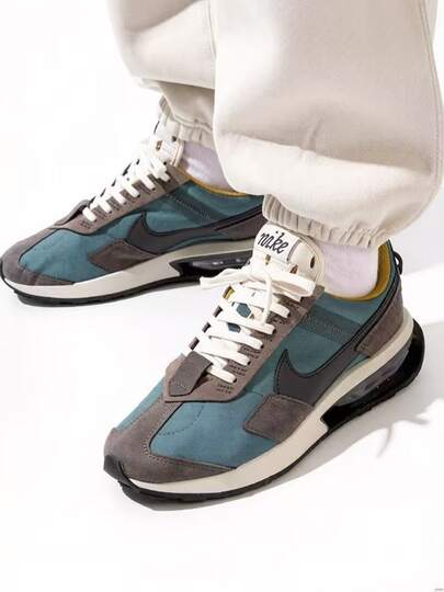  Giày Nike Air Max Pre-Day "Hasta and Anthracite" phong cách retro, giảm sốc, chống mài mòn, hỗ trợ tốt, trọng lượng nhẹ, giày thể thao cổ thấp dành cho nam.