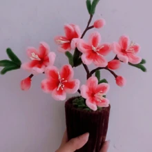 100支/包 2毫米人造花蕊，家居花艺装饰，手工仿真花粉，珍珠粉，适用于圣诞节、婚礼花艺布置、剪贴簿和婚礼装饰 - 彩色 - 查看 9