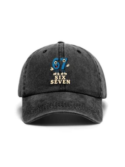 1pc #67 Artistic Print Outdoor Fishing Sun Hat, Comfortable Breathable Lightweight, Adjustable Size, Decorated With Interesting Blue Letter Print, Essential Item For Minimalist Enthusiasts, Suitable For Fishing, Fly Fishing, Hiking, Hunting, Camping, Picnicking, Beach Vacation And Other Outdoor Activities, Also An Ideal Gift For Valentine's Day, Father's Day, Carnival, Halloween, Etc.