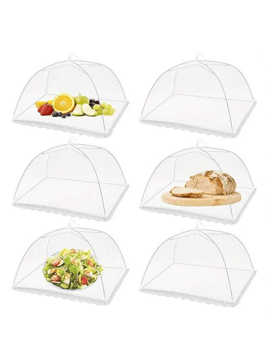 Foldable Food Cover Net - Washable Fine Mesh Food Tent, Fly/Mosquito/Cockroach Proof