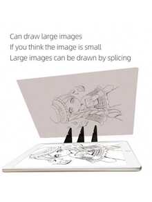 1pc Optical Drawing Board, Tracing Light Box Tool For Phone/Tablet, Sketching Projection Painting Supplies - Multicolor - View 9