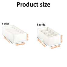 4pcs Baby Room Storage Baskets, Household Wardrobe Underwear Storage Boxes, Non-Woven Foldable Divided Storage Boxes For Socks, Underwear And Bras, Drawer Organizer Boxes, Newborn Baby Gift, Ideal For Baby Room Storage And Organization - Multicolor - View 6