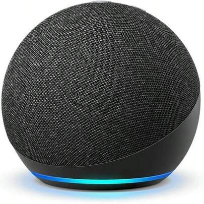 Echo (newest model), Alexa speaker with premium sound, Ideal for large bedrooms, living rooms and kitchens, Charcoal