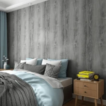 1 Roll Wood Grain Self-Adhesive Contact Paper, Removable Vinyl Wallpaper In Brick And Wood Style, Suitable For Home Decor, Room Decoration, Countertop, Cabinet, Furniture Decor, Wall Decor, Random Pattern Matching - B-Grey - View 11