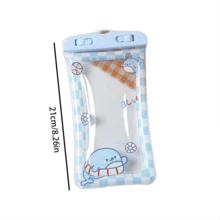 1pc Waterproof Phone Bag, Touchscreen, Suitable For Swimming, Delivery, Rainy Days. Waterproof, Touchscreen Sensitive, Luminous, Leak-Proof, Fits , Etc. - Multicolor - View 8