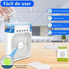 Portable Fan, Ideal For Offices, Bedrooms And Cars. - White - View 3
