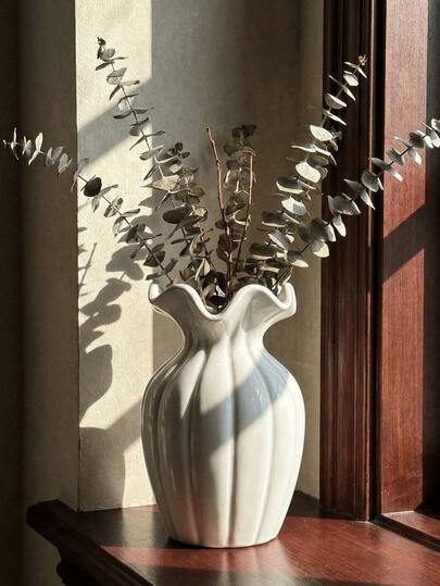 轻奢艺术花瓶 - 高端装饰，适用于样板间和软装，干花插花摆件 | 家居装饰、房间装饰、波西米亚风装饰、餐桌摆件、独特礼品、婚礼装饰、墙面装饰