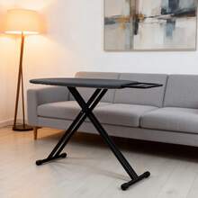 38x122cm 7-Level Adjustable Ironing Board / Home Upright Foldable Ironing Board / Sturdy Steel Grid / High Temperature Resistant Cotton Padding - 122*38cm - View 2