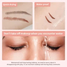Rotating Eyeliner Stamp Pen – Dual-Head Design With Wing Stamp, Beginner-Friendly, Quick-Dry, Long-Lasting, Smudge-Resistant For Easy Cat Eye And Sharp Winged Lines, Suitable For All-Day Makeup Wear, Thanksgiving Hostess Gifts, Christmas Gifts - 黑色 - 查看 3