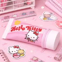 SANRIO Creative Toothpaste-Shaped Pencil Case - Cute & Funny Pencil Pouch, Student & Office Desk Organizer, Large Capacity Convenient Storage Bag, Fan Collection, Perfect Holiday Gift - Multicolor - View 12