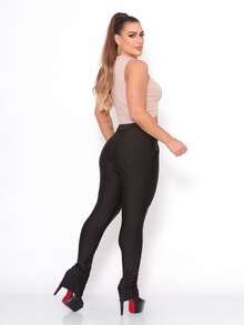 Super Lipo Power Suplex High Waist Leggings Lipo Effect - màu đen - Xem 3