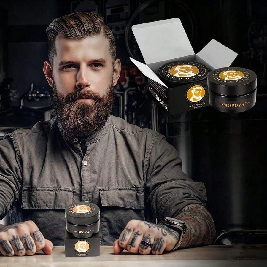 barba hombre.ultra potente para barba.Gama MOPOYAT para el cuidado de la barba masculina. Cuidado de la barba de alta eficacia. Diseñado específicamente para la barba masculina. Este acondicionador para barba ha sido especialmente formulado para suavizar y nutrir la barba y el vello facial. Se recomienda incorporar este producto a la rutina diaria de cuidado de la barba.cuidado de la barba es un regalo ideal para el Día del Padre.