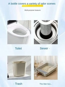 Pengharum Kamar Mandi, Pengharum Ruangan, dan Penghilang Bau dengan Aroma Menyegarkan dan Tahan Lama - Liquid - View 4