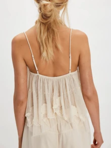 Elevate Your Style With Our Fun And Flirty Tank Tops And Camisoles In Vibrant Colors - White - View 3