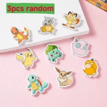pokemon 9件套橡皮擦套装 - 可爱卡通动漫造型橡皮擦，独立包装，学生文具礼品 - 彩色 - 查看 9