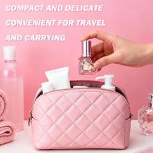 Flacon de parfum en forme de cœur - Flacon vaporisateur portable réutilisable, conçu avec un joyau d'amour, disponible en rose, violet, rouge, taille voyage, décanteur de parfum mini compact portable, idéal pour les cadeaux de fête - Multicolore - Voir 8