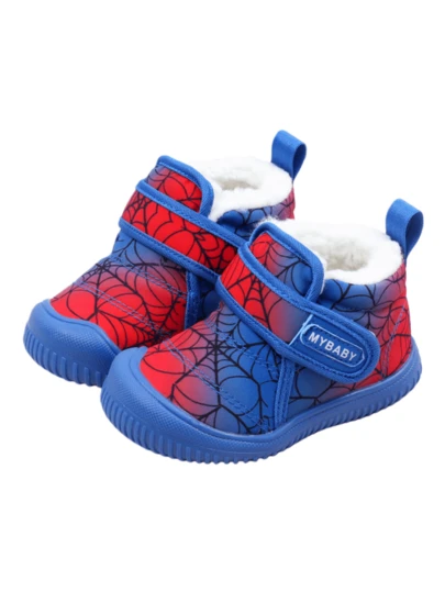 yibubu Giày bốt xanh cho trẻ sơ sinh, giày trẻ em unisex, ấm áp và thoải mái, kiểu dáng tối giản, đế mềm chống trơn trượt, giày cho trẻ sơ sinh, giày cho trẻ mới biết đi.