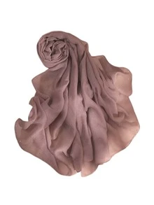 1pc Versatile Scarf, Women's Fashion Printed Crinkle Scarf, Spring/Autumn Floral Print Shawl Or Scarf With Textured Knit Design, Breathable Durable Fabric Elegant Ladies Scarf - Multicolor - View 5