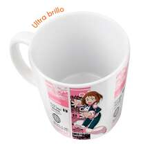 Taza de Uravity Ochaco Uraraka Clase 1-A Zero Garvity My heró academiá Boku no Hero Anime Céramica - Blanco - Ver 4