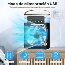 Portable Fan, Ideal For Offices, Bedrooms And Cars. - Black - View 3