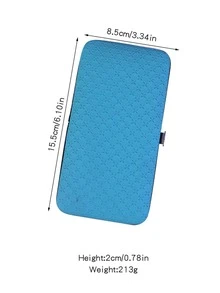 Bộ dụng cụ làm móng 19 món màu xanh dương, gồm kìm cắt móng, kéo cắt móng và dũa móng bằng thép không gỉ. - Màu xanh lam - Xem 6