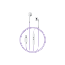 REMAX RM-10 有线入耳式耳机，马卡龙渐变色外观，Type-C/3.5mm 智能接口，符合人体工学的舒适佩戴体验，三键线控高清麦克风，兼容苹果/华为/小米手机，享受无损通话和音乐 - 查看 21
