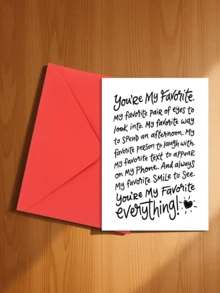 1 Bộ thiệp "Em Là Tình Yêu Của Anh"/Thiệp Valentine, Thiệp dành cho người yêu/Thiệp Anh Yêu Em/Thiệp tình yêu/Thiệp dành cho bạn trai/Thiệp sinh nhật bạn trai - Kiểu A - Xem 9