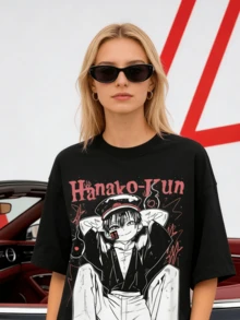 Women's 90s Retro Baseball Graphic T-Shirt - "Sandlot Legends Never Die" - Vintage-Inspired Short Sleeve Casual Tee - 黑色 - 查看 2