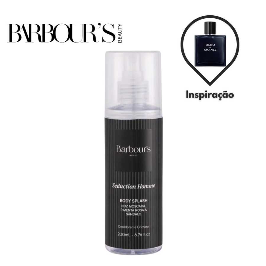 Body Splash Seduction Homme Barbours Men's Deodorant 200ml - 柑橘 - 查看 1