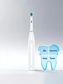 Electric Toothbrush 5 Modes Rechargeable Waterproof With 4 Brush Heads Deep Cleaning Soft Bristles For Sensitive Teeth Home Travel Oral Care - Multicolor - View 2