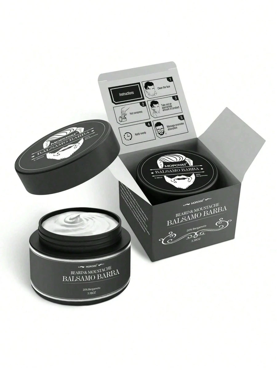 barba hombre.ultra potente para barba.Gama MOPOYAT para el cuidado de la barba masculina. Cuidado de la barba de alta eficacia. Diseñado específicamente para la barba masculina. Este acondicionador para barba ha sido especialmente formulado para suavizar y nutrir la barba y el vello facial. Se recomienda incorporar este producto a la rutina diaria de cuidado de la barba.cuidado de la barba es un regalo ideal para el Día del Padre.