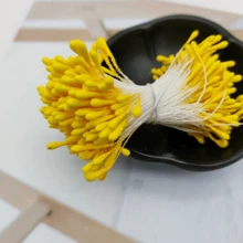100支/包 2毫米人造花蕊，家居花艺装饰，手工仿真花粉，珍珠粉，适用于圣诞节、婚礼花艺布置、剪贴簿和婚礼装饰 - 彩色 - 查看 36