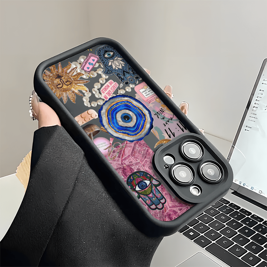Basic Phone Cases - Màu Đỏ Sâu - Xem 4