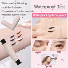 Rotating Eyeliner Stamp Pen – Dual-Head Design With Wing Stamp, Beginner-Friendly, Quick-Dry, Long-Lasting, Smudge-Resistant For Easy Cat Eye And Sharp Winged Lines, Suitable For All-Day Makeup Wear, Thanksgiving Hostess Gifts, Christmas Gifts - 黑色 - 查看 5
