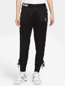 Quần thể thao dệt kim có dây rút bên hông dành cho nữ của Nike Sportswear - màu đen - Xem 1