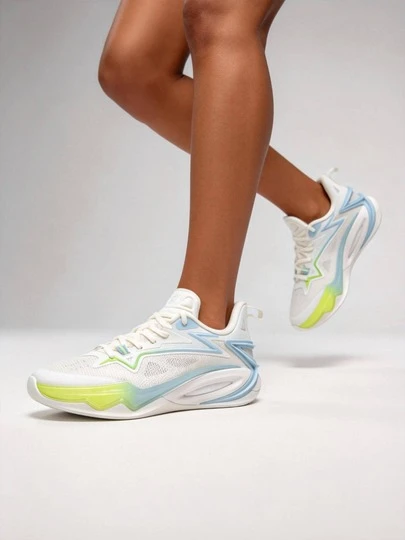 XTEP Giày bóng rổ Lightly Assault 2.0 dành cho nam để tập luyện trên sân chạy bộ 877319120003