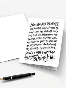 1 Bộ thiệp "Em Là Tình Yêu Của Anh"/Thiệp Valentine, Thiệp dành cho người yêu/Thiệp Anh Yêu Em/Thiệp tình yêu/Thiệp dành cho bạn trai/Thiệp sinh nhật bạn trai - Kiểu A - Xem 3