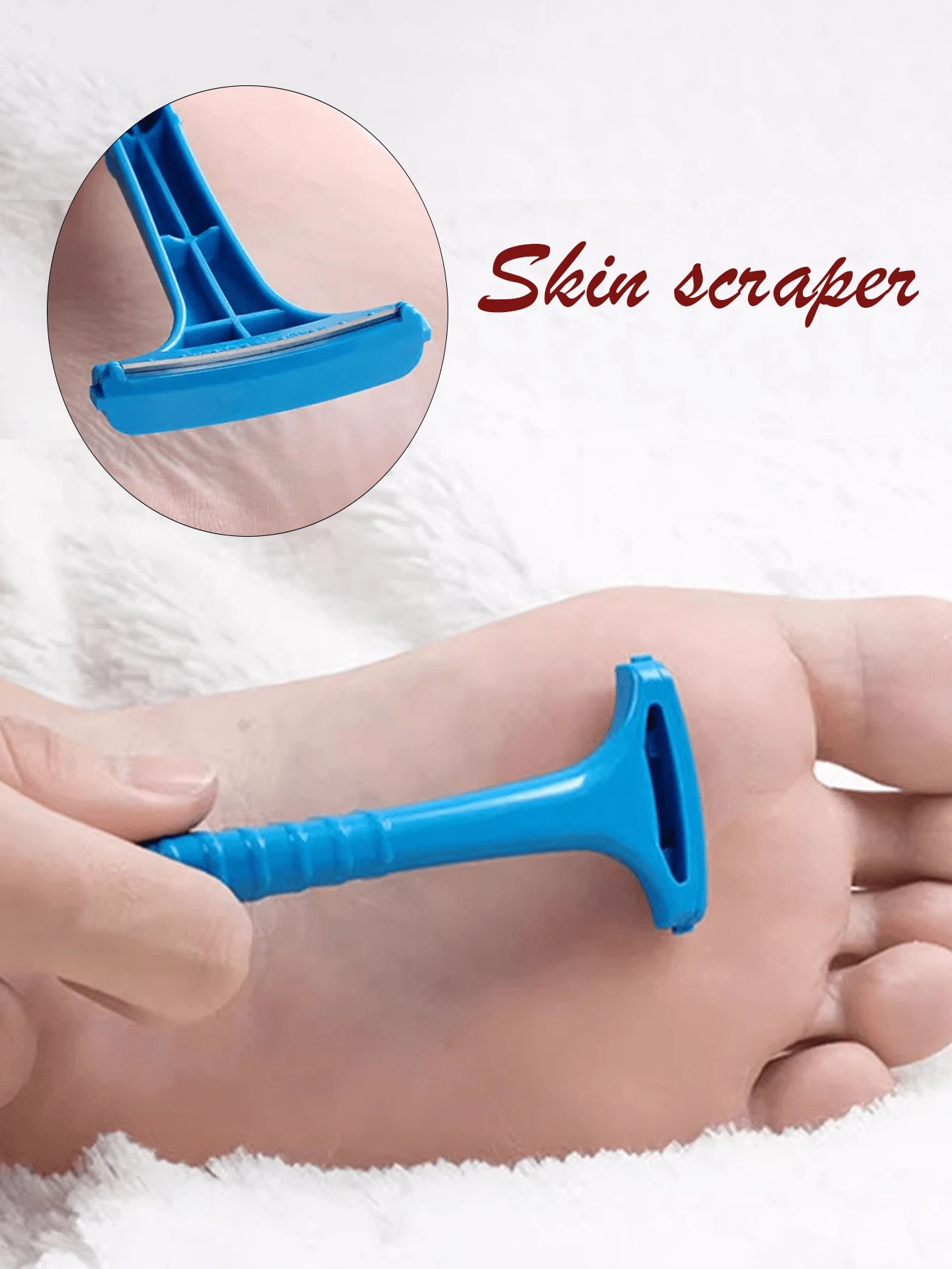 Dụng cụ dũa gót chân chuyên nghiệp Hàn Quốc, dụng cụ loại bỏ chai sạn tại nhà, dụng cụ cạo gót chân thiết kế mới. - dao cắt móng chân - Xem 1