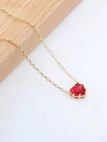 1 chiếc dây chuyền mặt hình trái tim nhỏ nhắn, tinh tế bằng bạc Sterling S925, kiểu dáng ngọt ngào và thanh lịch, hoàn hảo cho Ngày Valentine, các bữa tiệc, đám cưới, phụ kiện thiết yếu cho lời cầu hôn và lễ đính hôn của phụ nữ, món quà trang sức tinh tế. - Yêu - Xem 7