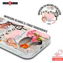 INSTACASE Compatible  Case Sagittarius Collage Zodiac Case For Women, Shockproof TPU Case. - 無色 - 查看 2