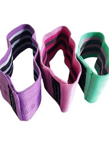 瑜伽阻力带、深蹲和臀部激活带、拉伸带、健身配件、肌肉力量训练装备、辅助训练器材、肌肉扭转训练带 - 彩色 - 查看 20