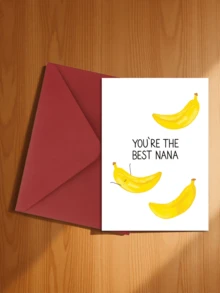 1 Greeting Card For Grandma - Funny & Creative "You Are The Best Grandma" Card With Envelope - Style a - View 7