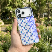 Funda protectora de flores de margarita transparente con brillo, compatible con iPhone 17 Pro Max, compatible con Apple 16 Pro Max, 16 Pro, 16, 15, 15 Pro, 15 Pro Max, 14 Pro Max, 13, 12, 11, adecuada para mujeres y niñas, dura y anti-caída, funda de teléfono fresca - Multicolor - Ver 72