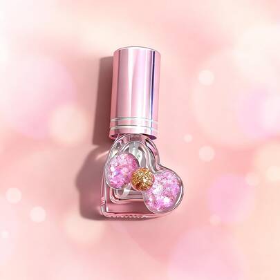 1 chai xịt nước hoa thủy tinh hình trái tim, trang trí nơ lấp lánh (Hồng, Đỏ), bình xịt thủy tinh có thể nạp lại, bình đựng nước hoa du lịch, bền và không vỡ, món quà tốt nhất dành cho phụ nữ, thích hợp cho Lễ Phục Sinh, Ngày của Mẹ, các ngày lễ.