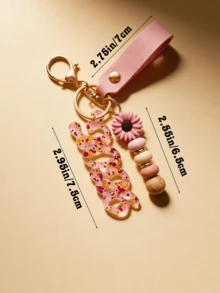 Custom Name Acrylic Keychain Personalized Graduation Souvenir Sunflower Keyring For Bag Backpack - Multicolor - View 9