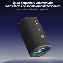 Nebro Bocinas Portátil Bluetooth 5.3 Rgb Estereo Altavoz 20w Negro - Negro - Ver 4