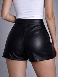 Women Shorts - màu đen - Xem 4