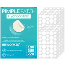 水凝胶祛痘贴，有效遮盖痘痘和瑕疵，快速温和护肤，送礼佳品，无残留，24小时护理 - 彩色 - 查看 1