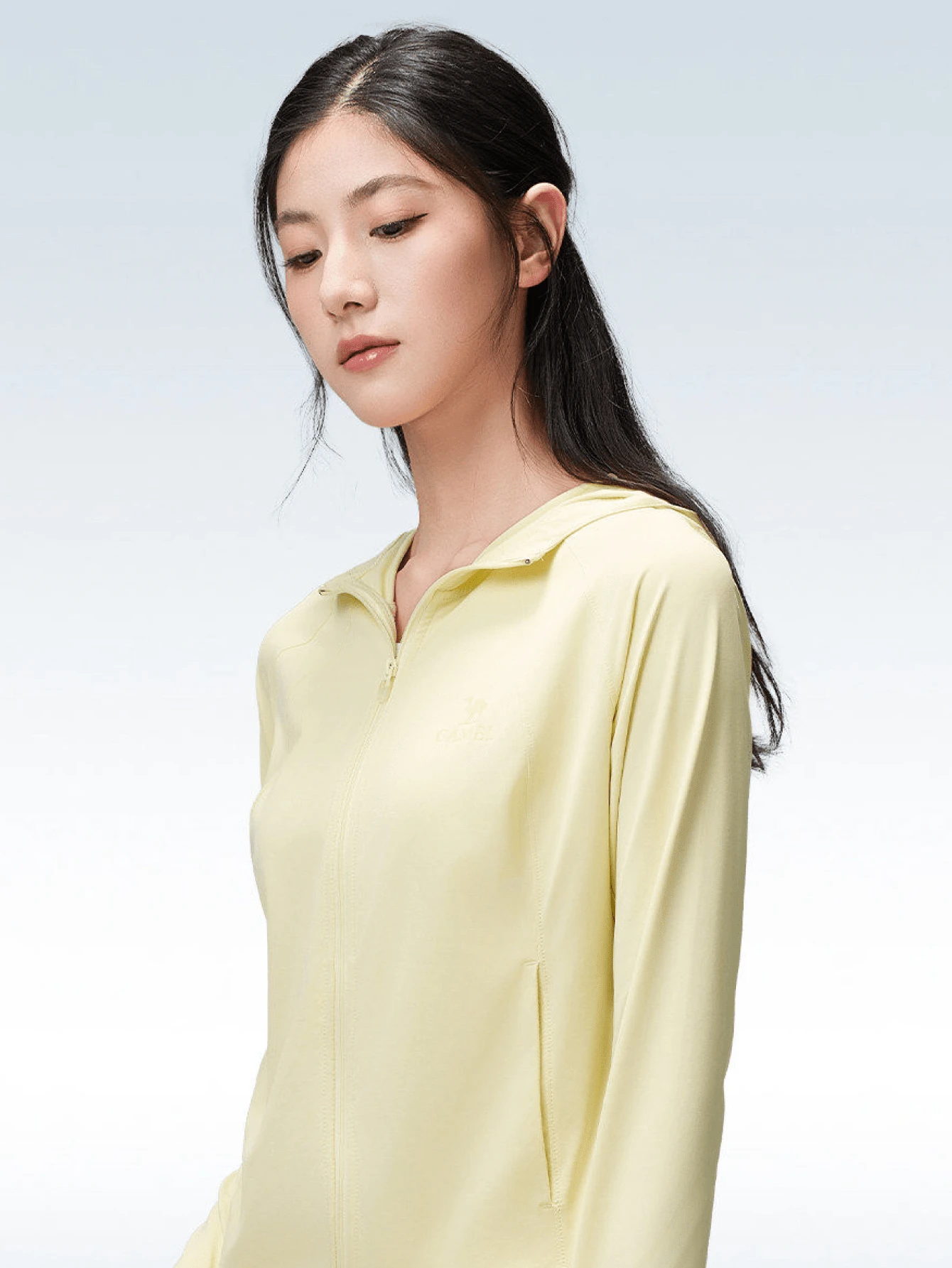 CAMEL CROWN Camel Outdoor Lightweight Sun Protection Jacket, Breathable & Cooling For Women, Spring/Summer - Light Yellow - View 1