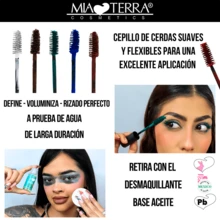 MIA TERRA COSMETICS - Patriotic Color Mascara - MATTE BLUE - View 3